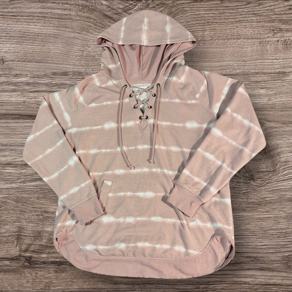 Maurices Tops - Maurices Pink Tie-Dye Hoodie